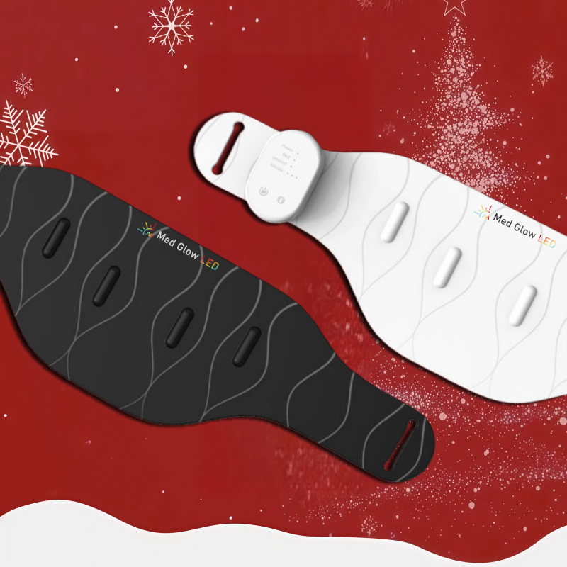 Med Glow LED 紅光理療按摩護腰帶