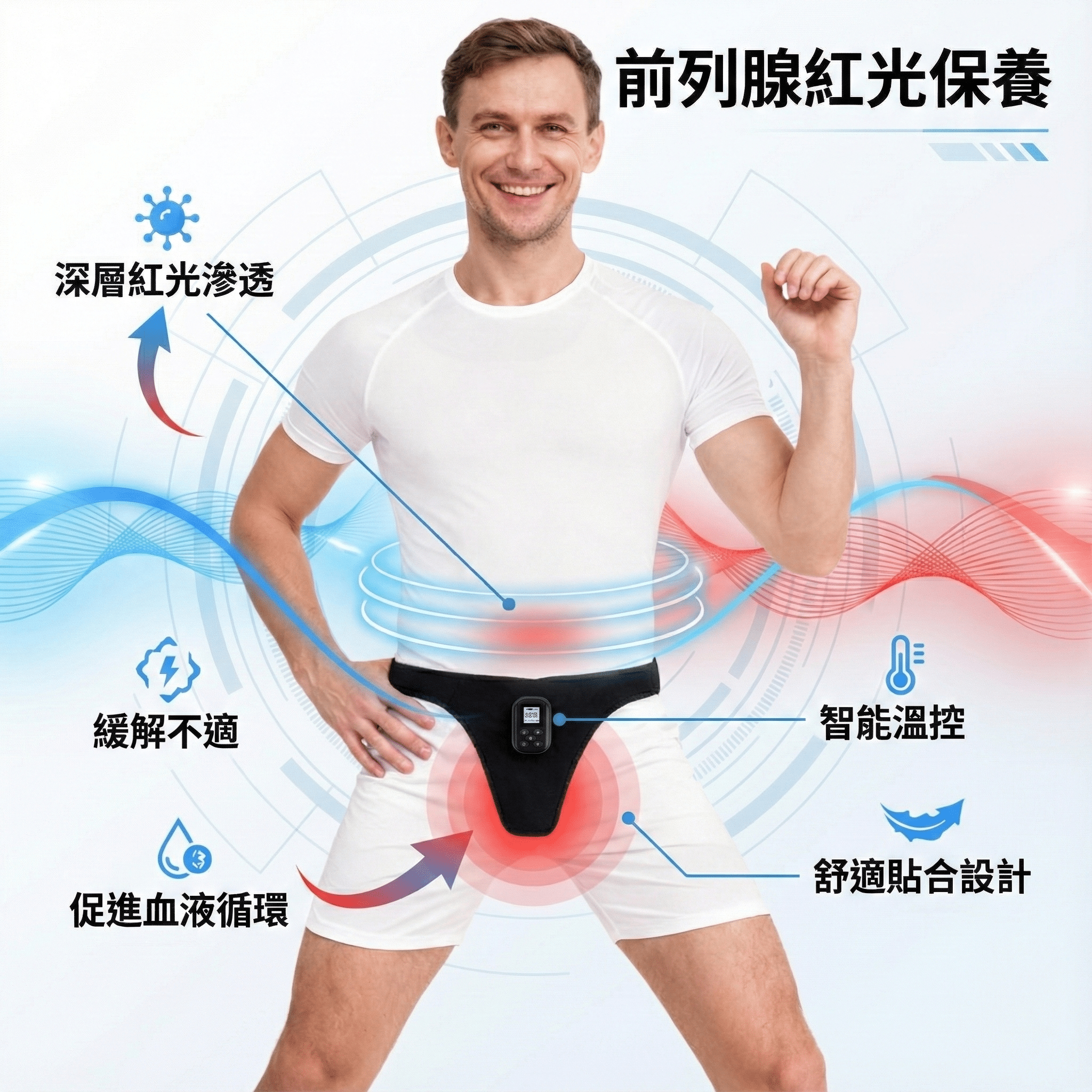 Med Glow LED GO系列前內腺保養穿戴式內褲