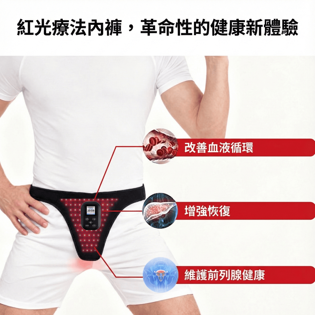 Med Glow LED GO Series Wearable Underwear for Prostate Care