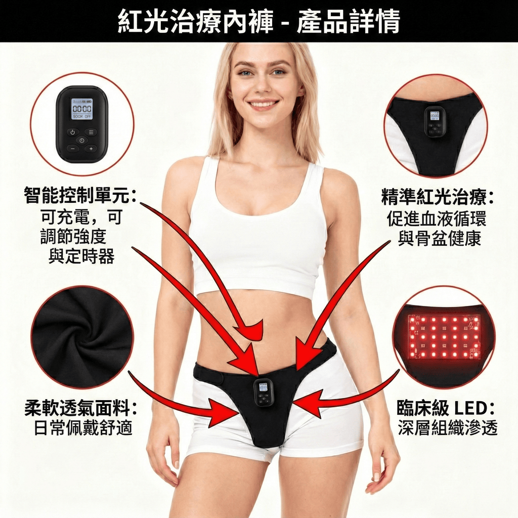 Med Glow LED GO系列私密養護穿戴式內褲